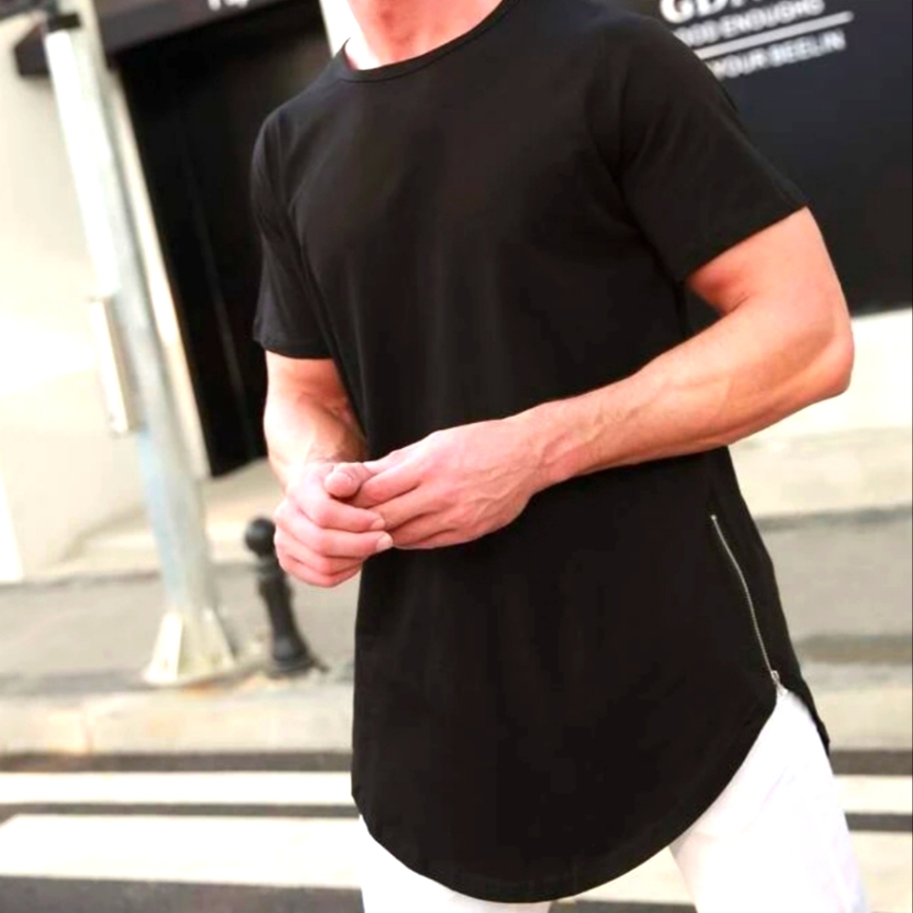Track23 T-Shirt With Zipper On The Side for Men S: XXL